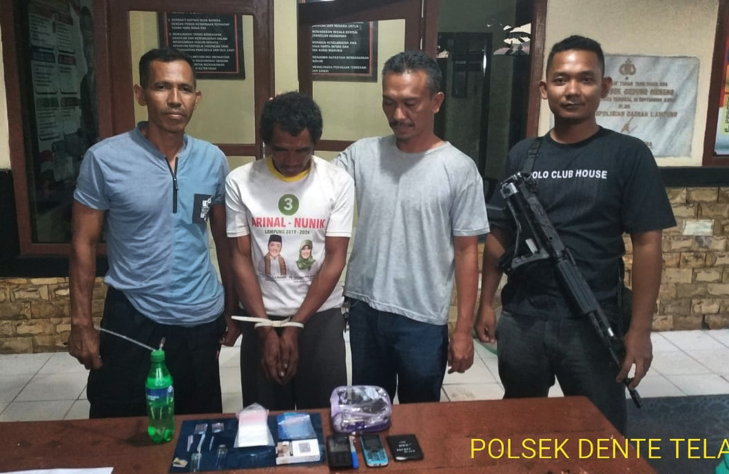Asyik Pesta Sabu, Petani di Tuba Ditangkap Polisi, Dua Rekannya Kabur