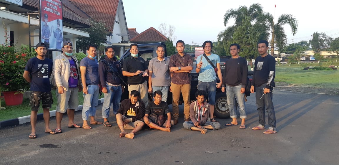 Polres Lampura Kembali Tembak Tersangka