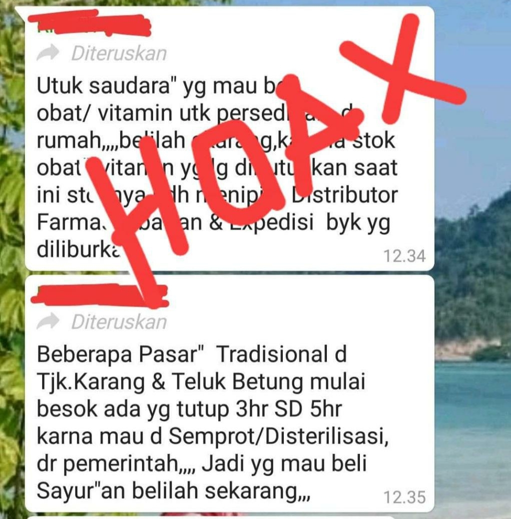 Info Wali Kota Tutup Seluruh Pasar Ternyata Hoaks