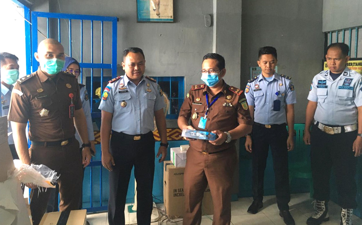Rutan Kotaagung Koordinasi Dengan APH Siapkan Sidang Online  