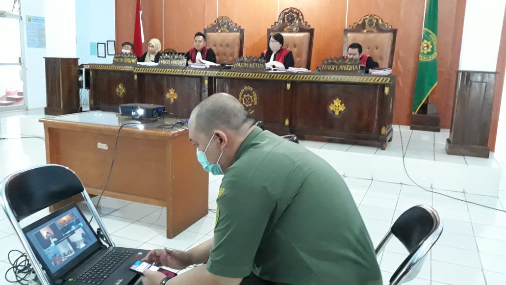 PN Kotabumi Sidang Teleconference