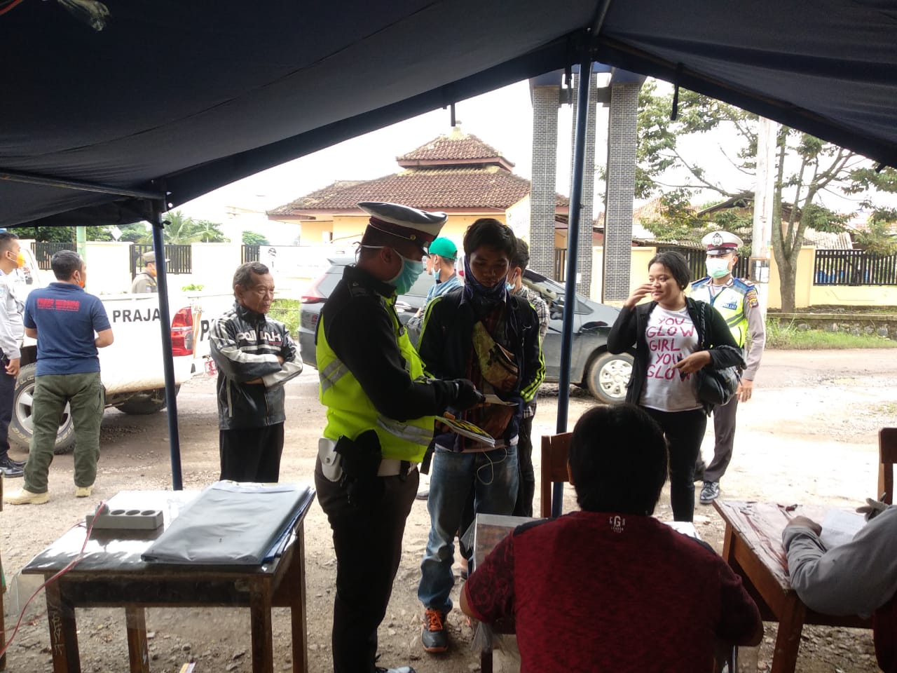 Pemkab Mesuji Dirikan Lima Titik Posko Cegah Penyebaran Covid-19