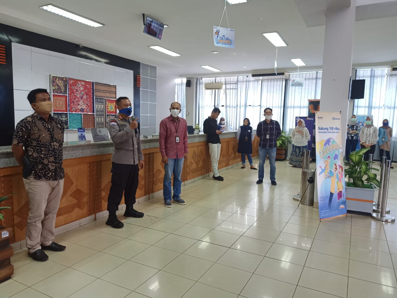 Perangi Covid 19, Kapolres Lampura Ajak Bank Menjadi Gugus Depan