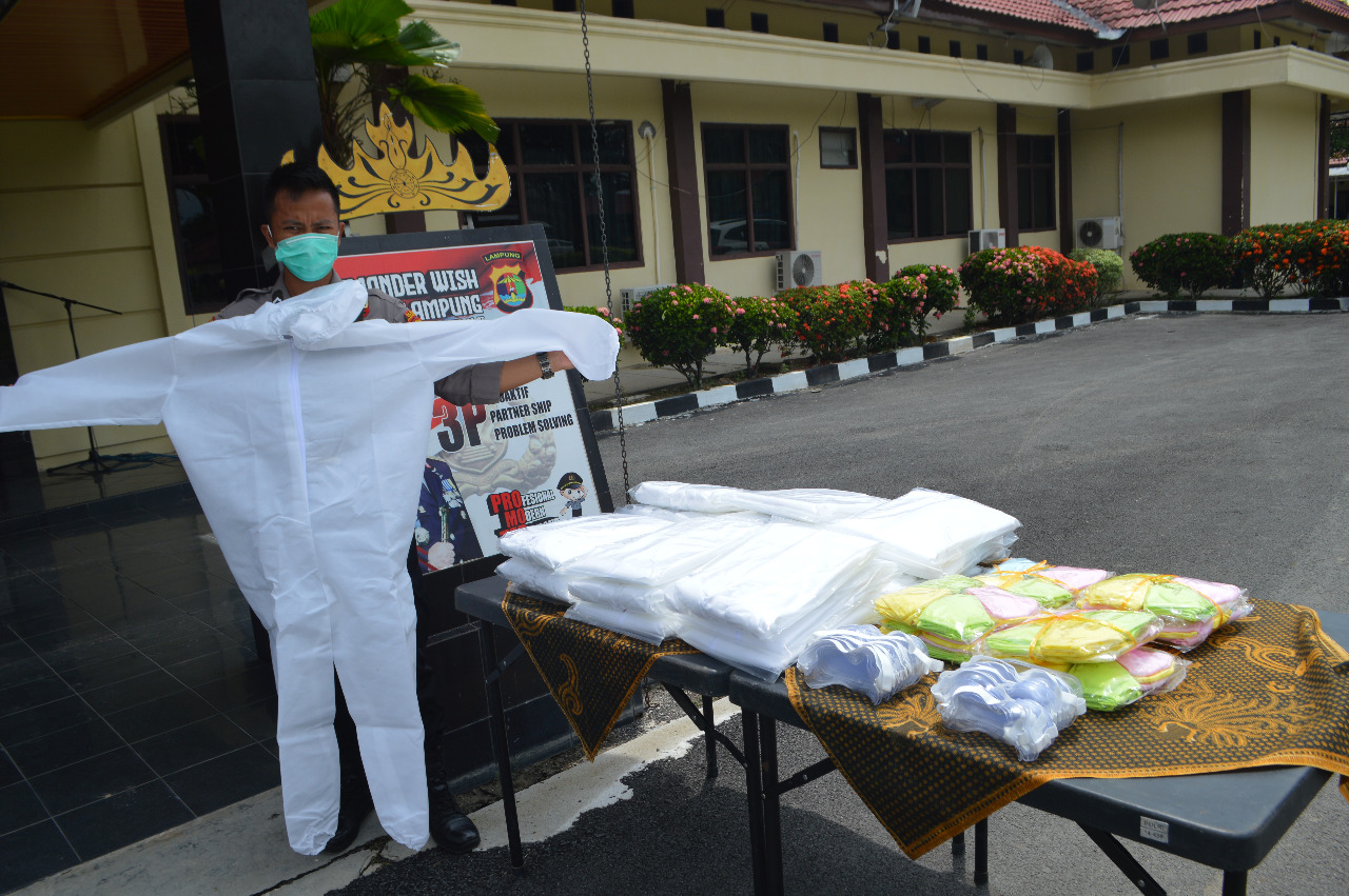 Lindungi Personel saat Bertugas, Polres Tuba Bagikan APD