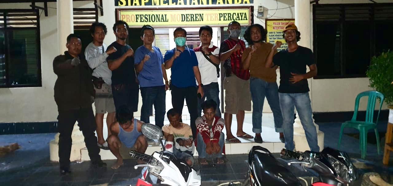7 Jam Pasca Beraksi, Tiga Pelaku Curanmor Berhasil Dibekuk