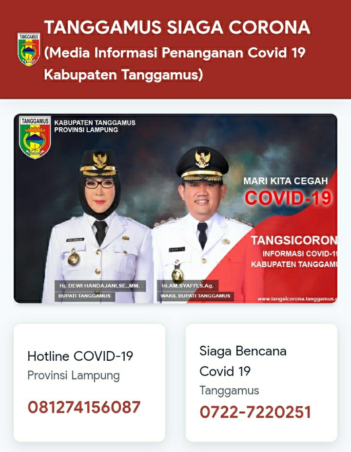 Update Virus Corona, Pemkab Tanggamus Siapkan Tangsi
