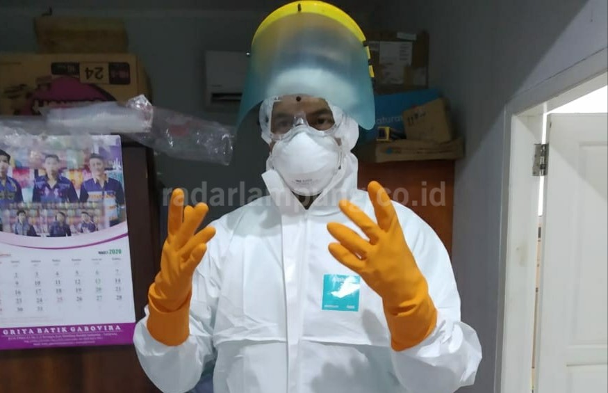 Diskes Tanggamus Kembali Pesan 100 APD