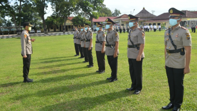 Empat Pejabat Utama Polres Tuba Berganti