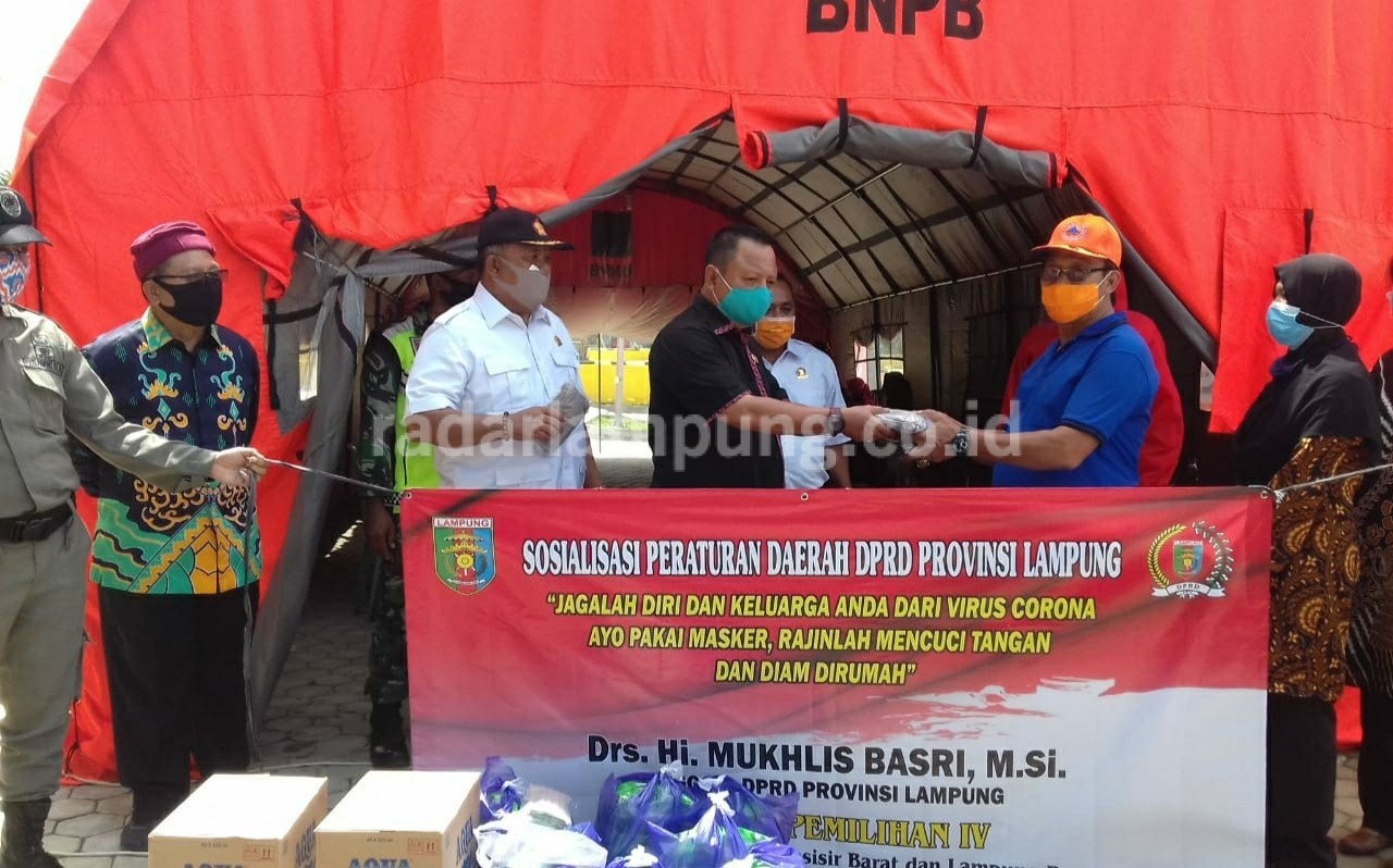 Kunjungi Posko, Odo Mukhlis Beri Bantuan dan Semangati Petugas
