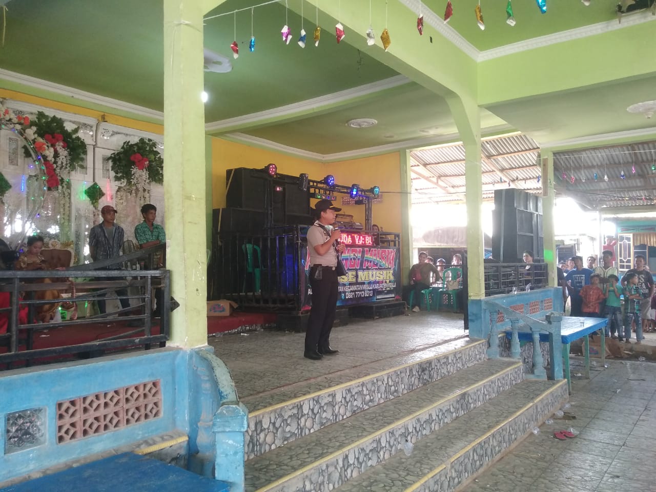 Polres Mesuji Bubarkan Acara Pernikahan