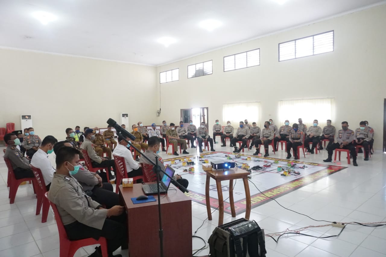 Polres Lamtim Gelar TFG Pencegahan Covid-19