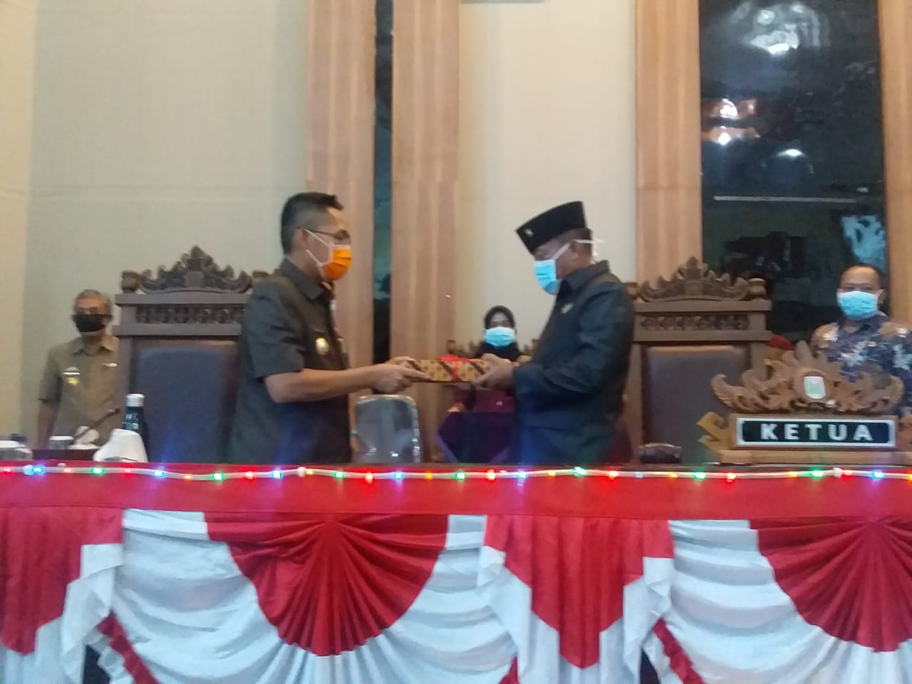 Sampaikan LKPj Tahun 2019, Bupati Paparkan Realisasi APBD TA 2019