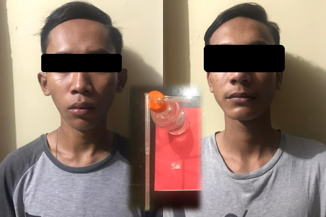 Dua Pria Diamankan Sedang Nyabu