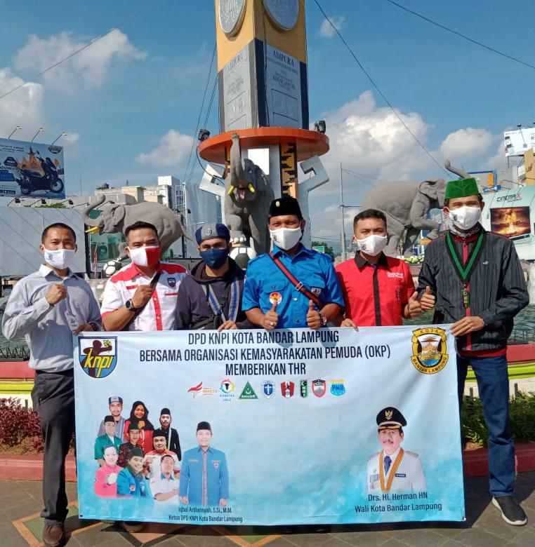 DPD KNPI Bandarlampung Tutup Rangkaian Aksi Peduli Terdampak Covid-19