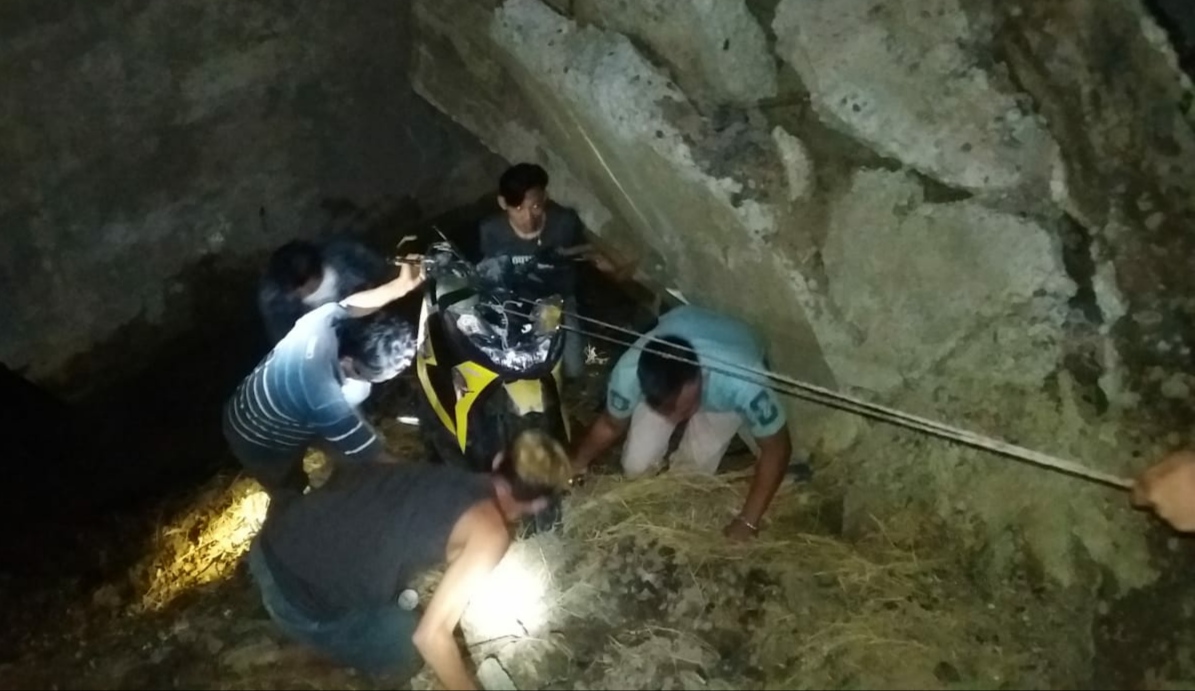 Jembatan Rusak Makan Korban, Pengendara Motor Tewas Masuk Lubang
