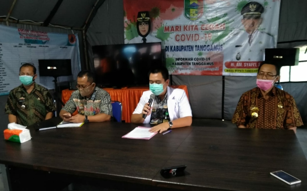 Update Covid-19 Tanggamus, Pasien Terkonfirmasi Bertambah 8 Kasus