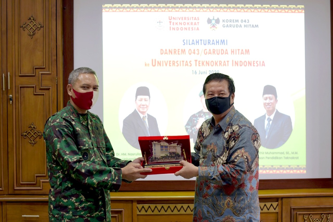 Danrem 043/Gatam Siap Sinergi dengan Teknokrat Tingkatkan Kemampuan Prajurit