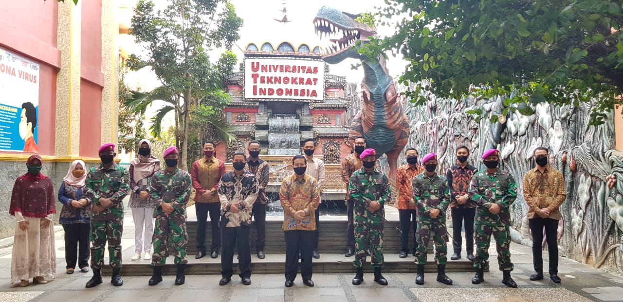Jalin Kerja Sama, Danbrigif Marinir 4/BS Silaturahmi ke Universitas Teknokrat
