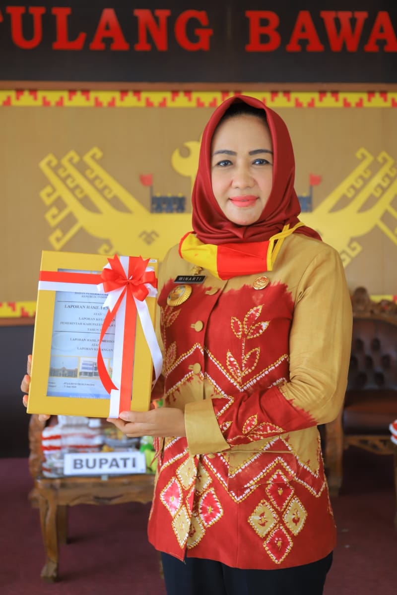Pemkab Tuba Raih WTP 6 Kali Berturut, Winarti Didaulat Wakili Penerima 3 Kabupaten Lain