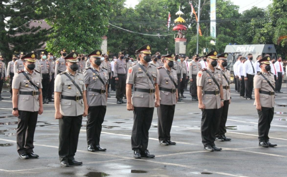 Dua Posisi Kasat di Polresta Bandarlampung Diserahterimakan
