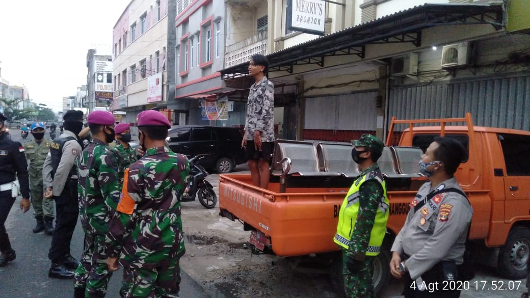 Kodim 0410/KBL Laksanakan Patroli Penegakan Kedisiplinan