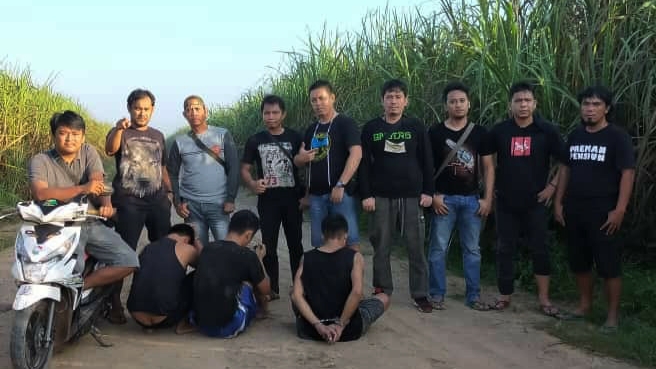 Komplotan Begal Berikut Penadah Diciduk Polres Tuba