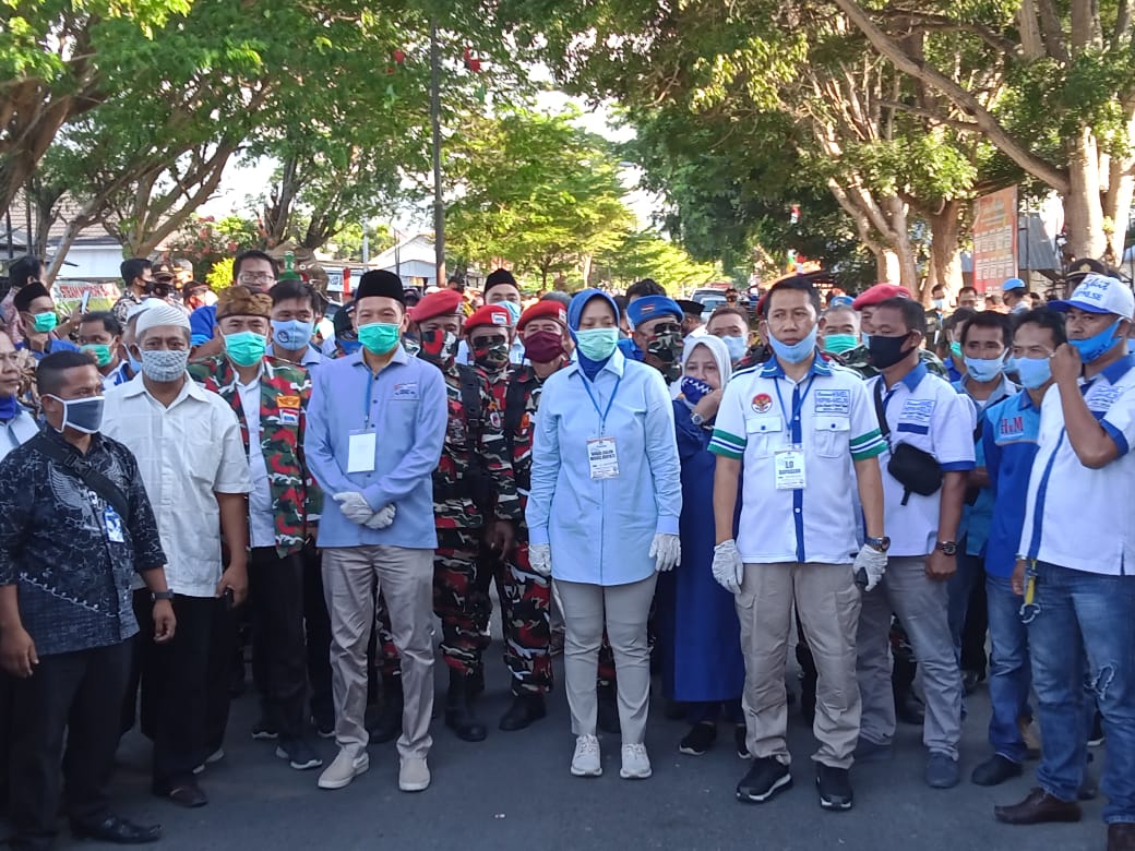 NE-PKD Paslon Pertama yang Daftar, Hi-MeL Dikawal Pawai Budaya