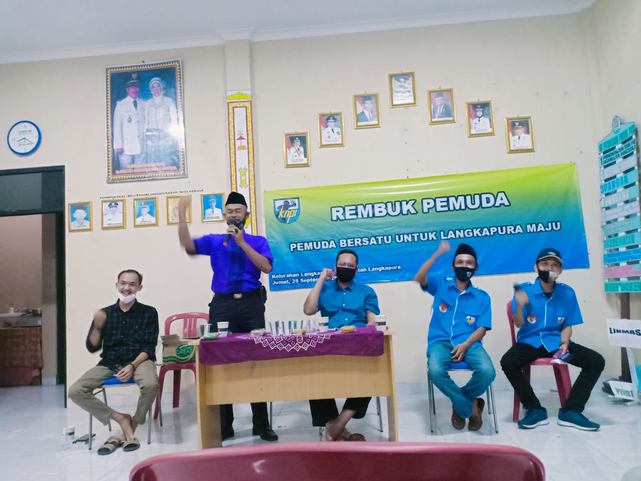 KNPI Langkapura Gelar Rembuk Pemuda, Camat dan Lurah