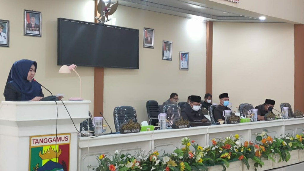 Bupati Tanggamus sampaikan Draft RAPBD Perubahan 2020