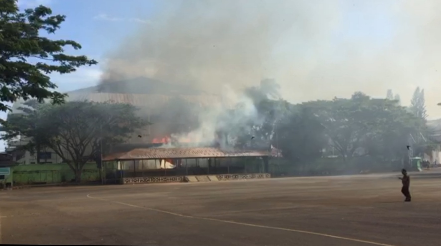 GOR Saburai Terbakar