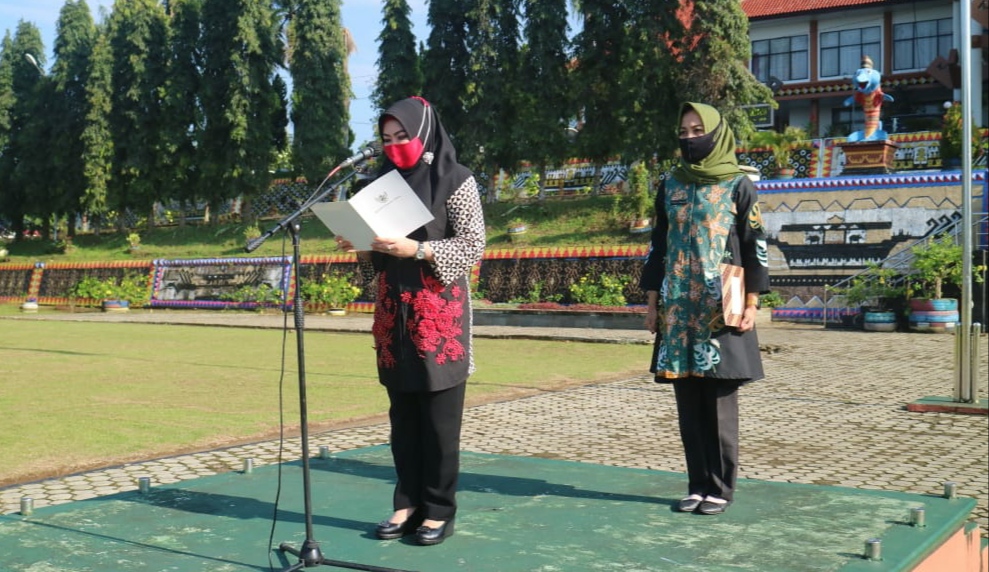 Bupati Kukuhkan Tim PPPH Penegakan Pendisiplinan Protokol Kesehatan Covid-19 Tanggamus