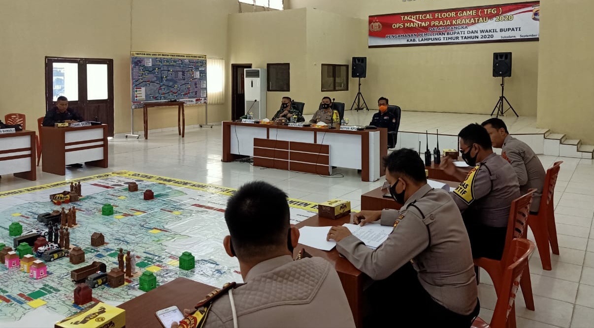 Hadapi Pilkada, Polres Lamtim Gelar TFG