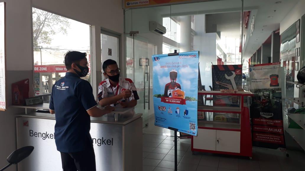 Service di AHASS TDM Gratis Asuransi Kecelakaan Diri Hingga Rp10 Juta