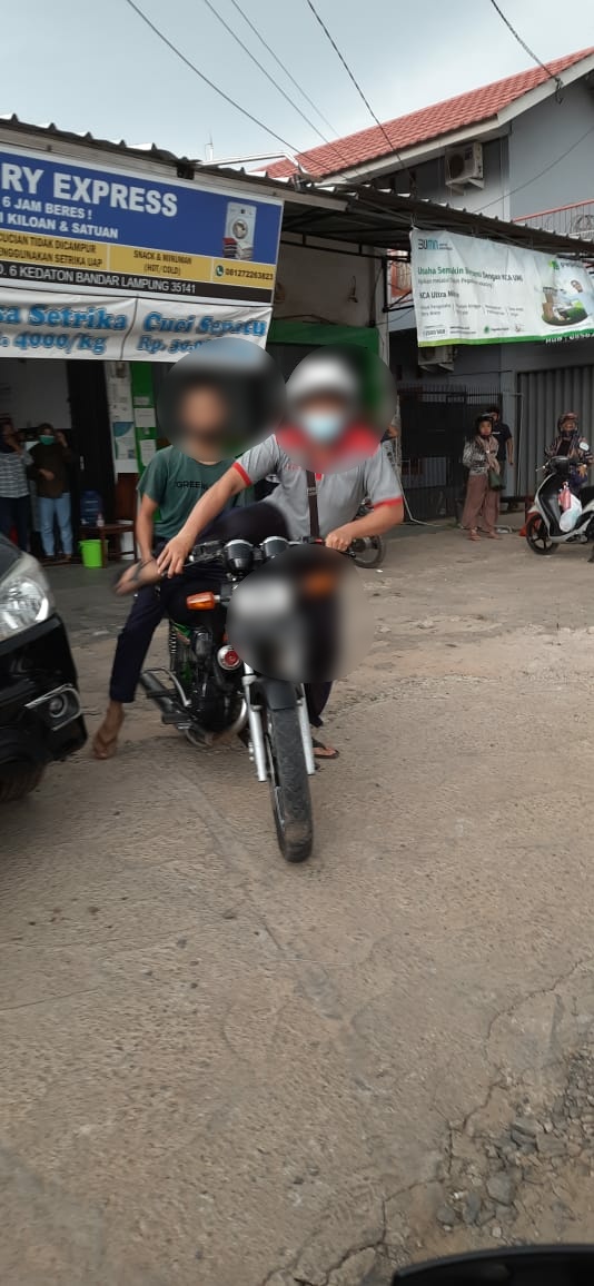 Nopol Pengendara Penganiaya Wartawan, Milik Puskesmas Abung Pekurun Lampura
