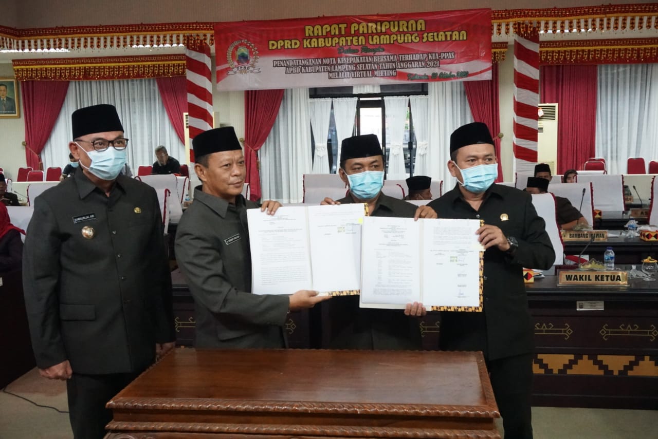 DPRD Lamsel, Sepakati KUA-PPAS APBD 2021