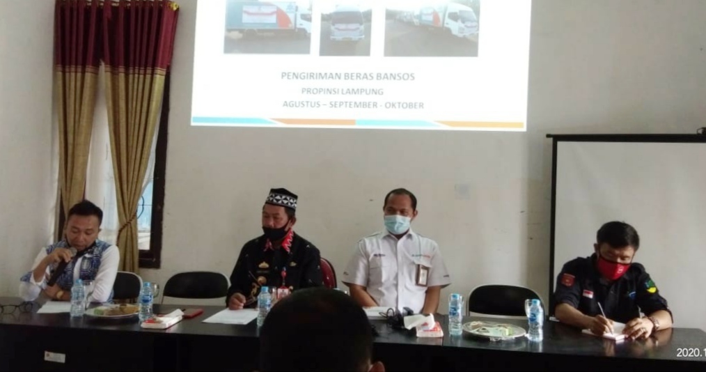 Salurkan Bansos Beras untuk 16.988 KPM di Lambar