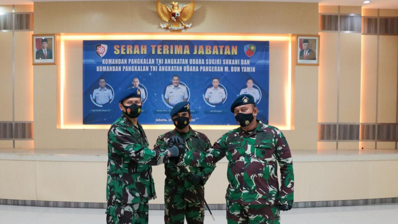 Letkol Nav Yohanas Ridwan Jabat Danlanud Pangeran M. Bunyamin
