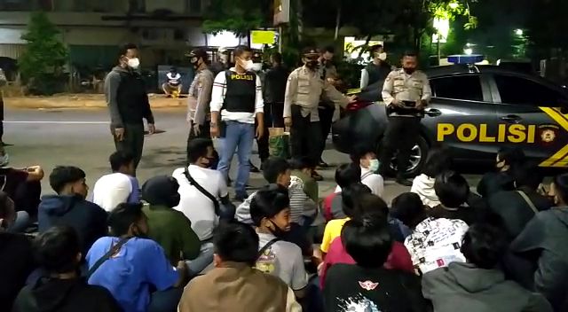 Terlibat Balap Liar, Puluhan Pemuda Digelandang Polisi