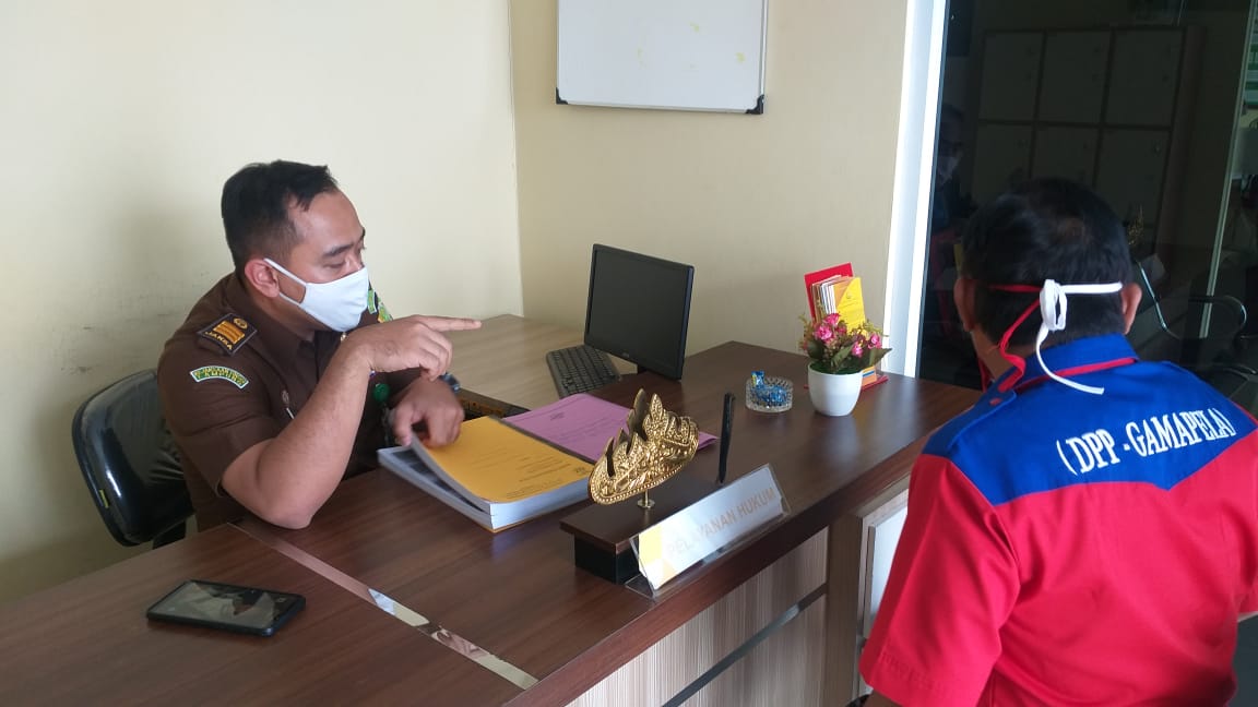 Gamapela Layangkan Laporan Dugaan Korupsi di Dishub Tanggamus ke Kejati Lampung