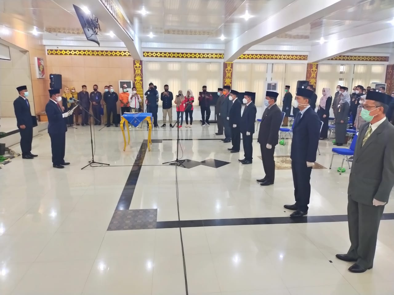 Bupati Lampura Lantik Tujuh Pejabat Eslon II