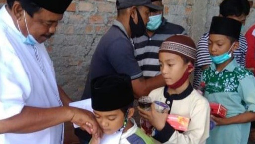 Bersama Anak Yatim, Doakan Pilkada Aman, Damai, dan Lancar