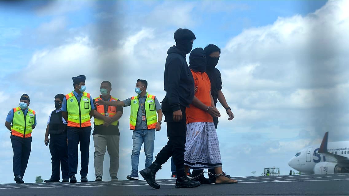 Narapidana Kasus Terorisme di Lapas Kelas IA Bandarlampung Hirup Udara Bebas