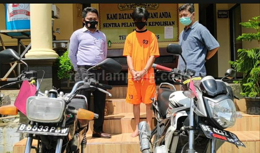 Motor Curian Mogok, Tersangka Diciduk Polisi
