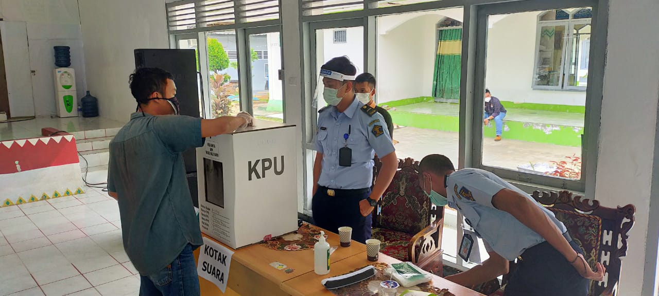 Di Lapas Kelas IA Rajabasa Bandarlampung, Paslon Ini Unggul Telak