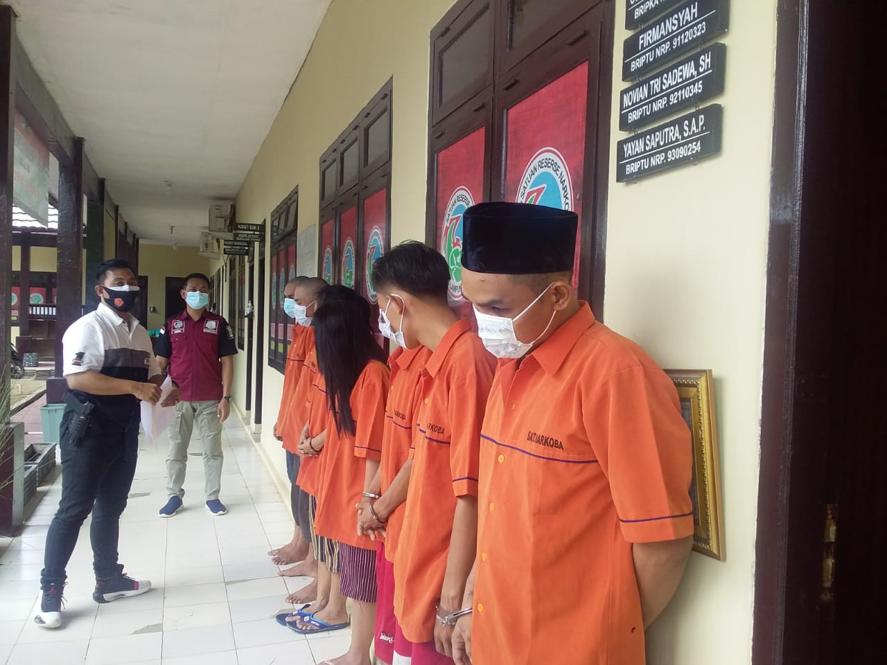 Sepekan, Tujuh Tersangka Narkoba Ditangkap