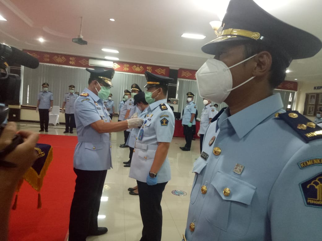 Tok, Puluhan Pejabat Kemenkumham Dilantik