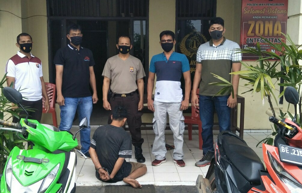Begal Ditangkap saat Kendarai Motor Korban