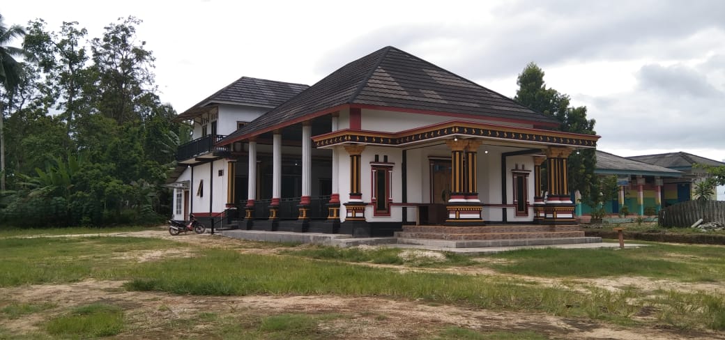 Penampakan Balai Kampung Gedung Jaya di Waykanan, Mevvah !