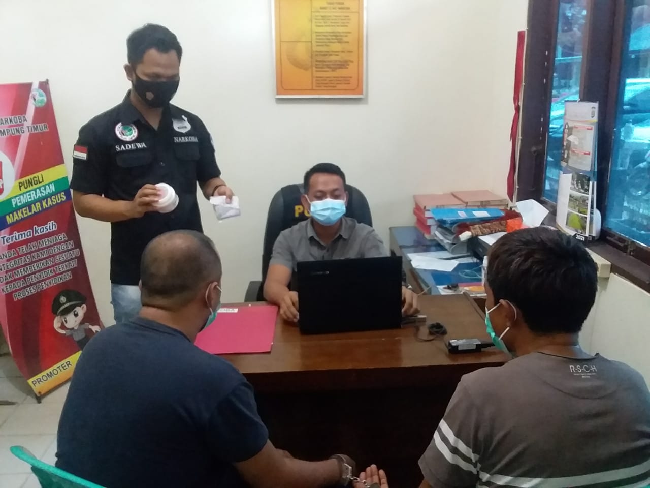 Kasus Narkoba Security Bank Ditangkap Polisi