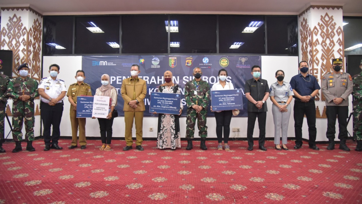 Ahli Waris Korban SJ-182 Terima Santunan Rp1,56 M